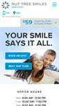 Mobile Screenshot of nuttreesmilesdentistry.com